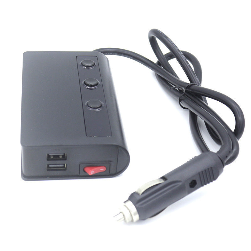 New Cigarette Lighter, One For Three Cars, High Power Car Charger