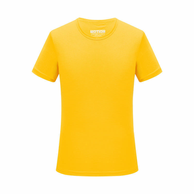 Ice Silk Small Checkered Sports Quick-drying Short-sleeved T-shirt
