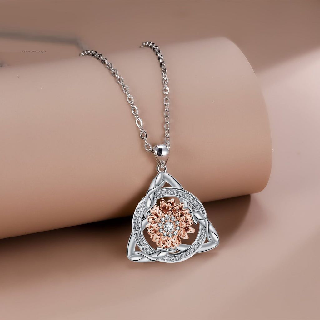 Women's Versatile Fashionable Simple Sunflower Necklace