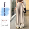 Advanced Sense High Waist Drooping Slimming And Straight Casual Mopping Pants