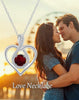 Fashion High-end Love Deep Necklace Female European And American Romantic Ornament