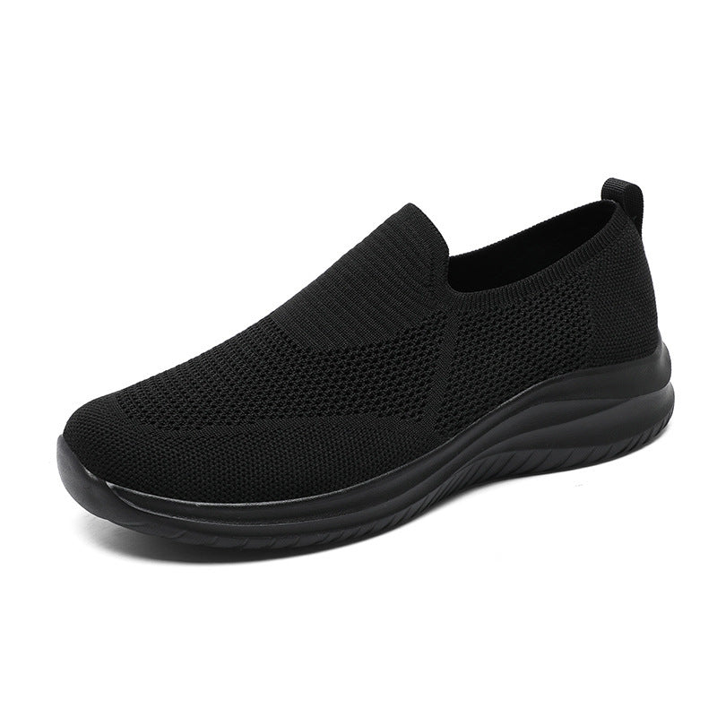 Mesh Flying Woven Breathable Loafers Comfortable All-match Shoes
