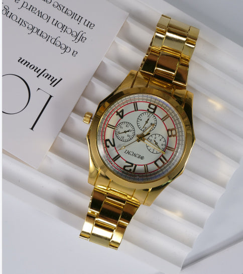 Men's Steel Belt Quartz Sports Watch