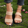 Women's Fashionable Flat Wedge Beach Sandals