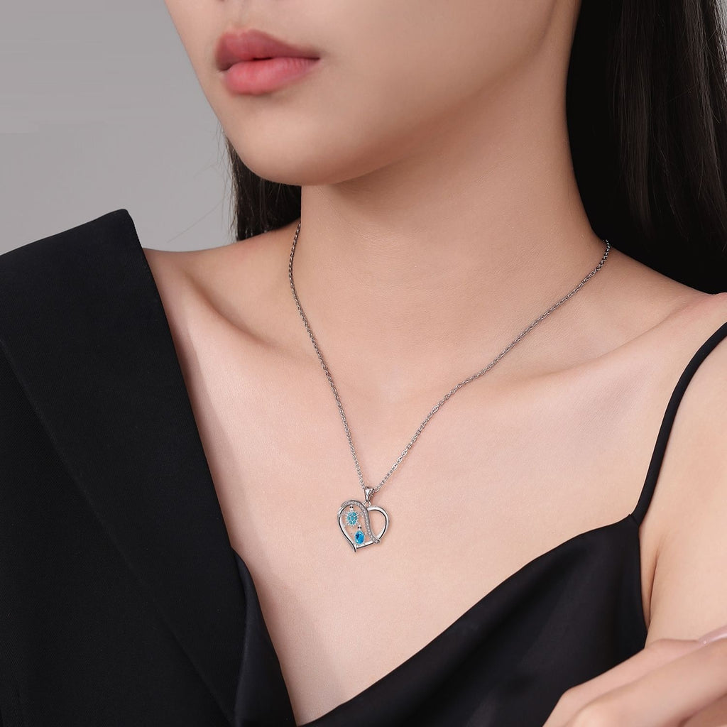 European And American Sea Turtle Cross Chain Necklace Surrounded By Love