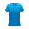 Ice Silk Small Checkered Sports Quick-drying Short-sleeved T-shirt