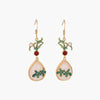 925 Silver Needle Mori Style Japanese-style Retro Thin Earrings