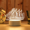 Bedroom bedside creative electronic night light