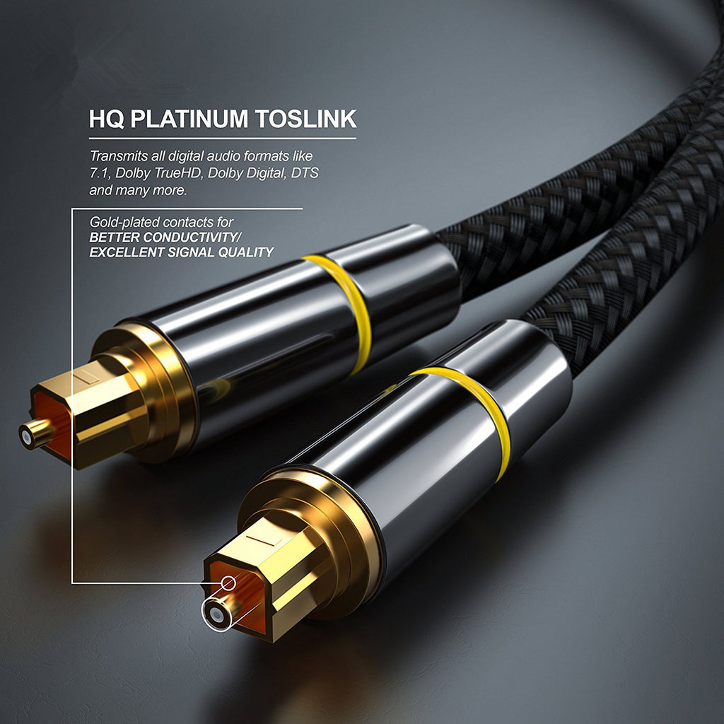 Optical Fiber Digital Audio Metal Cable