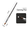 Nail Powder Acrylic System Kit Professional Nail Art Tool Set Contain Glass Cup Acrylic Liquid Extention Carving Manicure