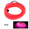 Car Interior Lighting El Cold Light Band Edge Wide Edge Car Atmosphere Lamp 1M2M3M 5M Luminous Line Set