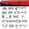Large number car tail letter label, car personality letter sticker