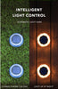 8Led Solar LED Light Outdoor Lawn Lamp Garden Light Courtyard Garden Decoration Solar Sensor Step Street Light For Porch Patio