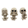 Skull Car Ornaments Air Outlet Ghost Head Three-piece Interior Pendant Decoration Ornament Ghost Head Desktop Figurines Decor