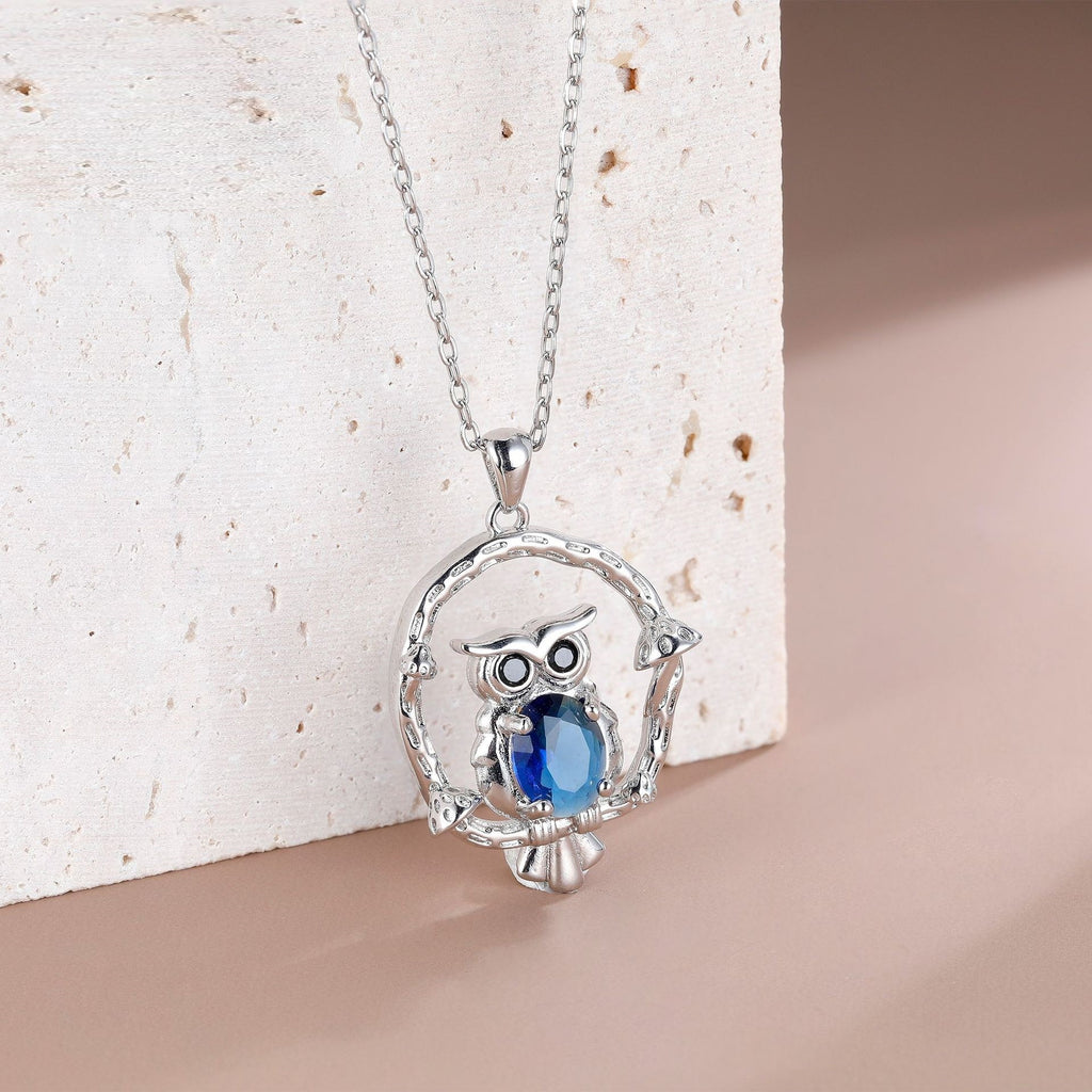 Owl Jewelry Necklace European And American Pendant