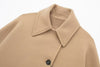Ladies New Wool Blend Short Coat