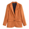 Autumn And Winter New European And American Style Fashion Single-breasted Suit Jacket For Women