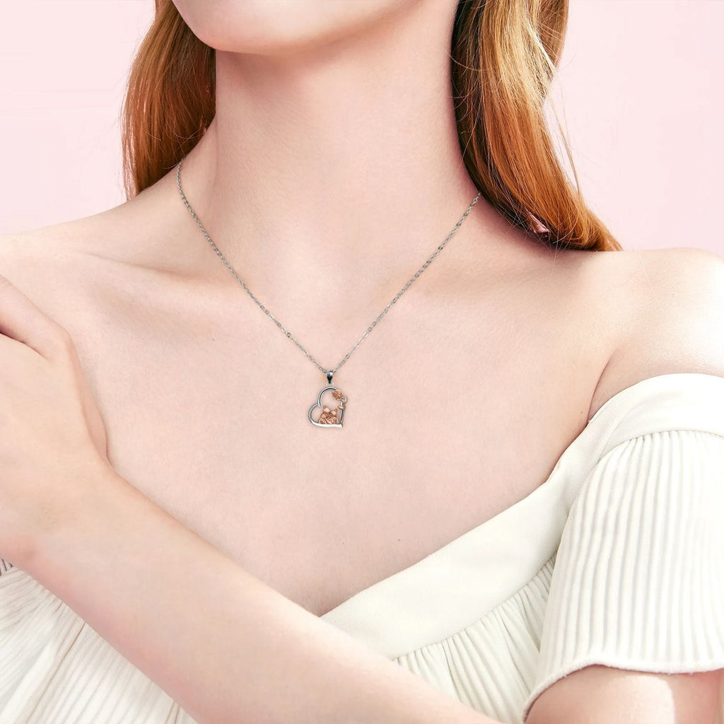 Rose Love Mother And Daughter Necklace Female Clavicle Chain Gift For Mom