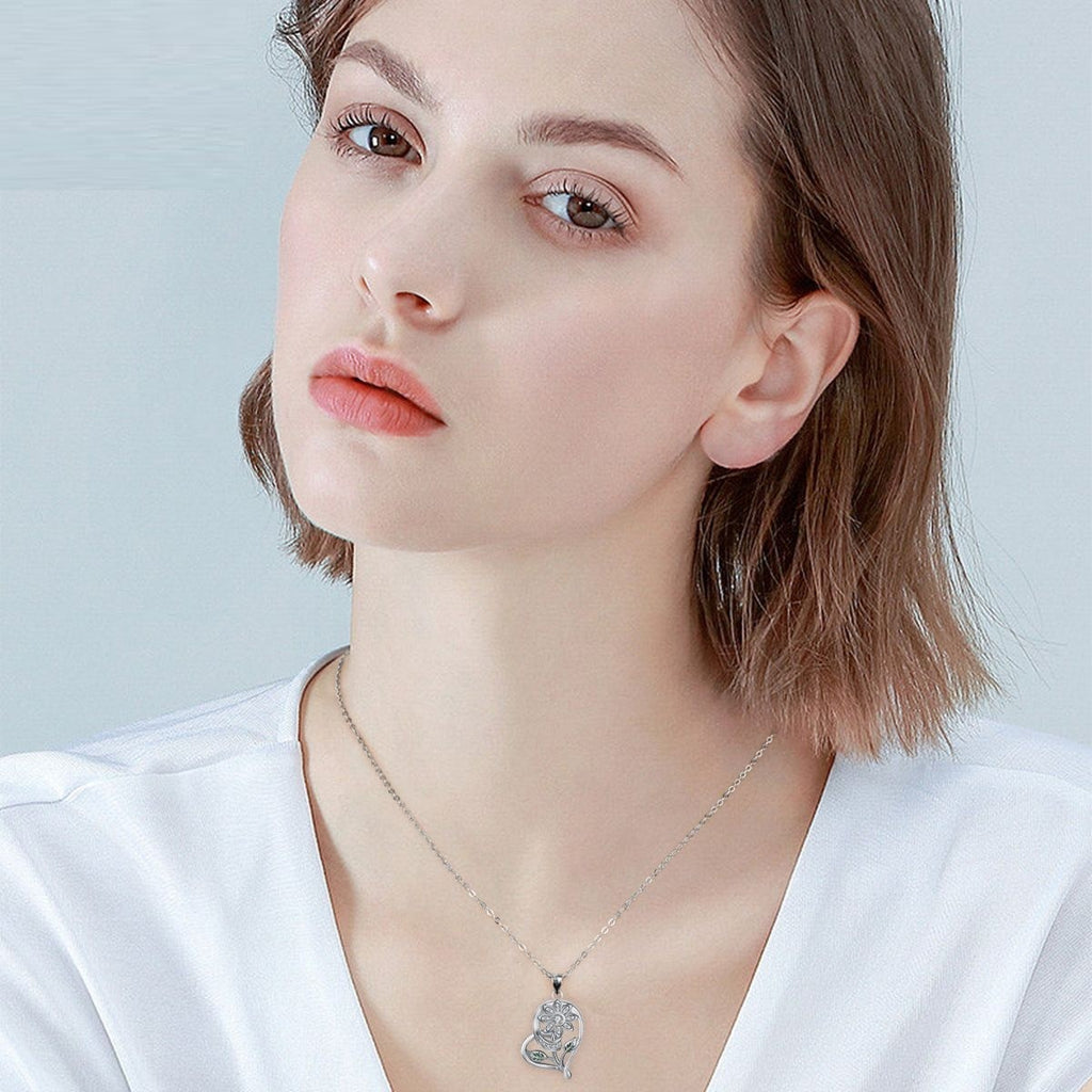 Sunflower Necklace Female Simple Jewelry Clavicle Chain