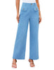 Women's High Waist Wide Leg Pants Stretch Casual Pants