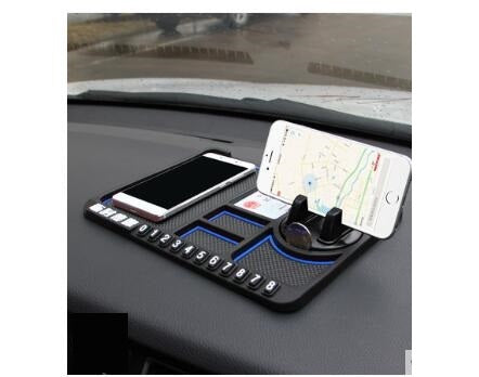 Car mobile phone bracket car anti-skid pad car car navigation device anti-mite pad instrument panel multi-function storage pad