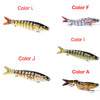 Pike Fishing Lures Artificial Multi Jointed Sections Hard Bait Trolling Pike Carp Fishing Tools