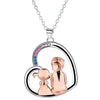 European And American Fashion Necklace Love Father And Daughter Affection Ornament