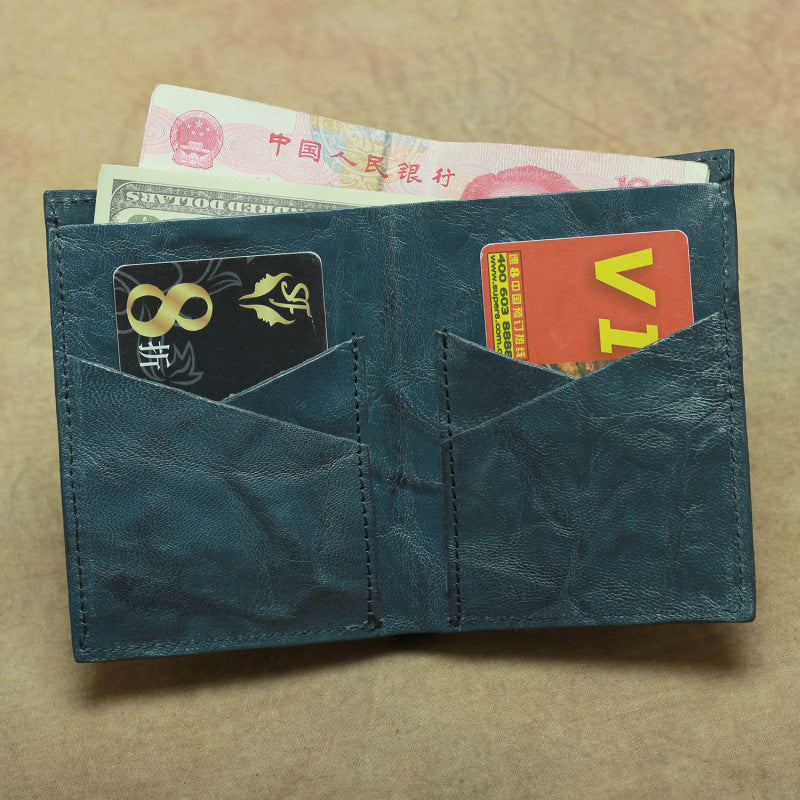 Simple Retro Vintage Vintage Leather Wallet