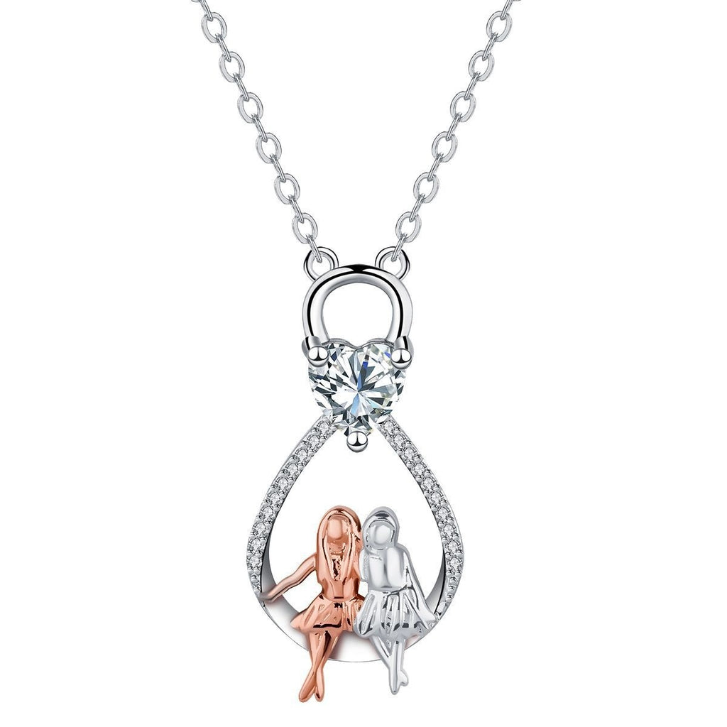 Unlimited Symbol Sister Style Necklace For Women Girlfriends' Gift For Sisters