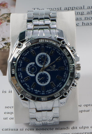 Men's Steel Belt Quartz Sports Watch