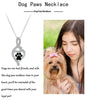 Infinite Symbol Love Paw Print Necklace For Women