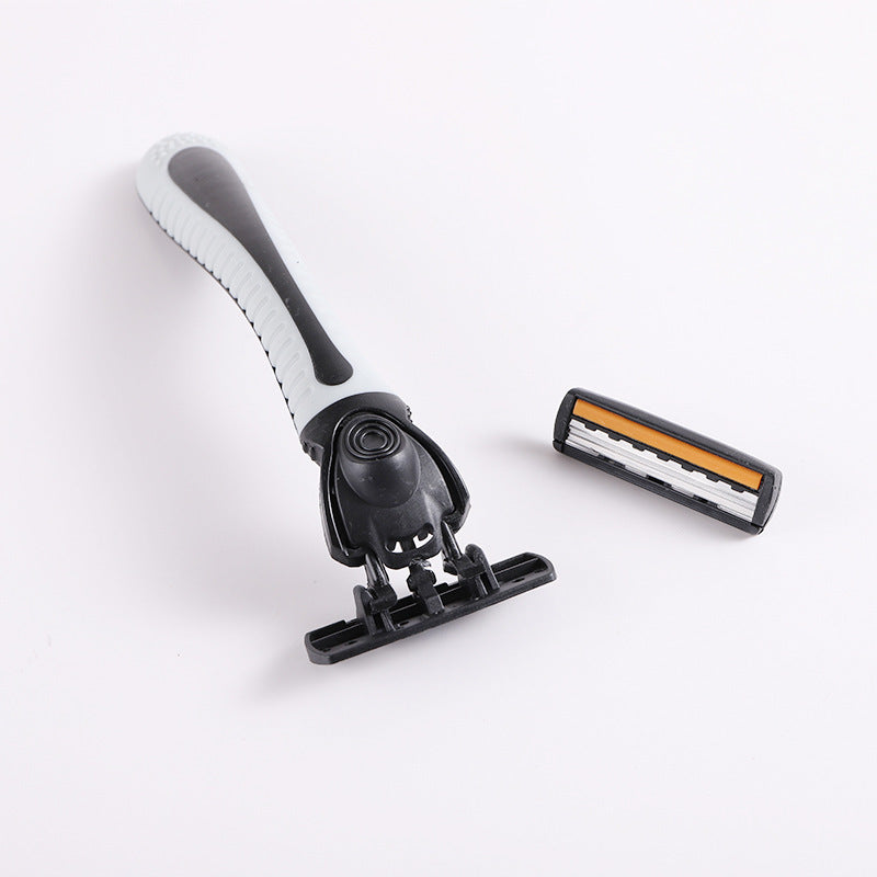 Stainless Steel Vintage Manual Three Layer Razor Blade Set