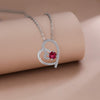Love Heart-shaped Necklace For Women European And American