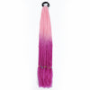 Wig Horse Tail Color Big Braid Chemical Fiber Three-strand Braid Gradient Color Hip Hop Braid Children's Color Small Braid