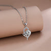 LOVE Bright Heart Necklace Women's High Sense Ornament