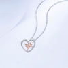 Heart-shaped Necklace Female Ballet Girl Clavicle Chain