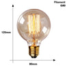 Edison Bulb E27 220V 40W ST64 A19 T45 G80 G95 G125 Incandescent filament bulb lighting Retro Edison Light Bulb