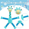 Giraffe Tubes Sensory Toys Novelty Spring Fidget Toy Stretch Tube Stress Relief Toy For Kid Birthday Gift Party Favors