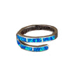 Female Ocean Color Fashionable Minimalist Style Ring