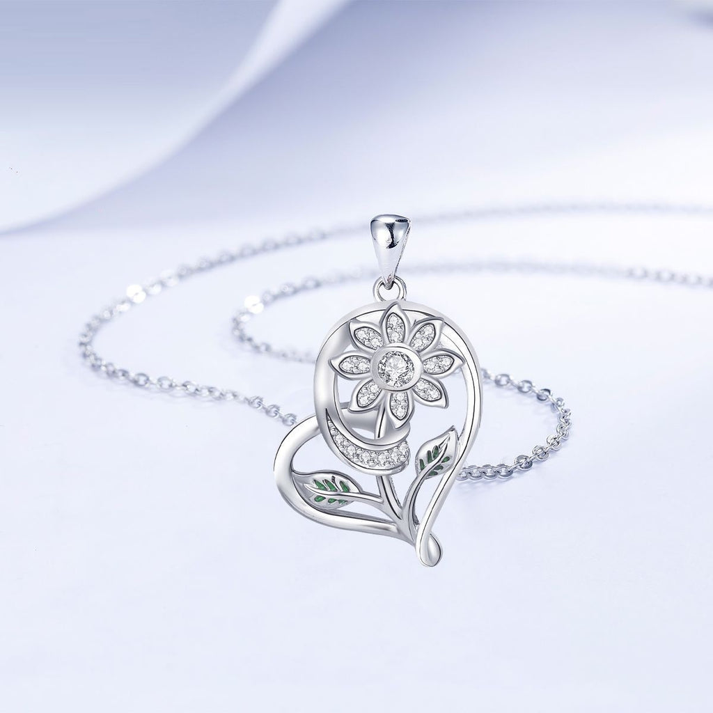 Sunflower Necklace Female Simple Jewelry Clavicle Chain