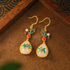 925 Silver Needle Mori Style Japanese-style Retro Thin Earrings