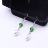 Chinese Style Light Luxury Safe Water Drop Pearl Tassel Earrings