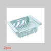 Refrigerator Telescopic Storage Basket Refrigerator Drawer Storage Rack Freshness Preservation Box Freezing Box Storage Rack