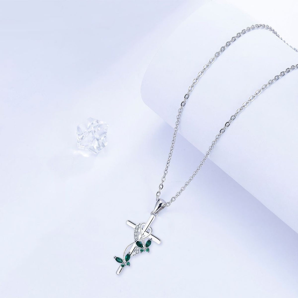 Best Seller In Europe And America Infinite Cross Butterfly Necklace Female Romantic High Sense