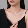 European And American Badminton Racket Necklace Women's Advanced Simple Jewelry