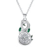 Infinite Symbol Necklace Sunflower Clavicle Chain Jewelry