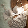 French Style Red Underwear For Women Large Bra