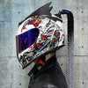 Couples' Dirty Braids Motorcycle Helmets