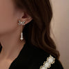 Women's New Pearl Bow Earrings