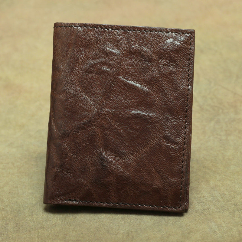 Simple Retro Vintage Vintage Leather Wallet